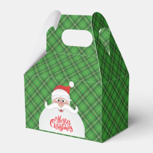 Frohe Weihnachten Santa Gable Gefallen Box Geschenkschachtel