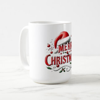 Frohe Weihnachten Santa Hut Kaffeetasse