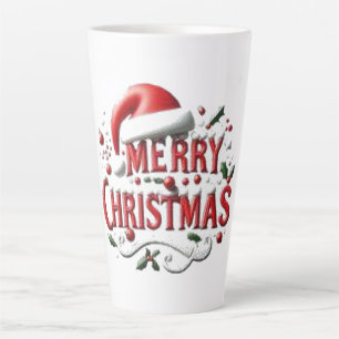 Frohe Weihnachten Santa Hut Milchtasse