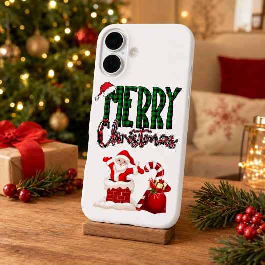 Frohe Weihnachten Santa iPhone 16 Hülle