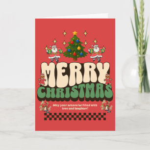 Frohe Weihnachten Santa Karte