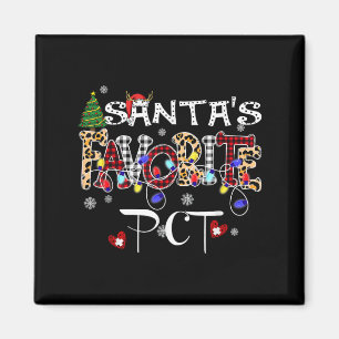 Frohe Weihnachten Santa Lieblings-Pct Patientenver Magnet