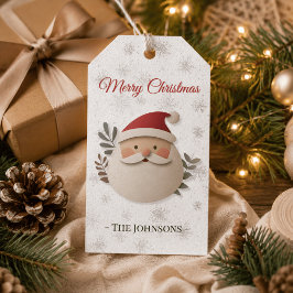 Frohe Weihnachten Santa – Personalisiertes Weihnac Geschenkanhänger