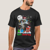 Frohe Weihnachten Santa Scuba Diver Tools Job auf T-Shirt (Vorderseite)