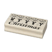 Frohe Weihnachten Santas Gummistempel (Stempel)