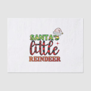 Frohe Weihnachten Santas Little Reindeer Seidenpapier