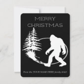 Frohe Weihnachten Sasquatch (Vorderseite)