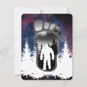 Frohe Weihnachten Sasquatch (Rückseite)