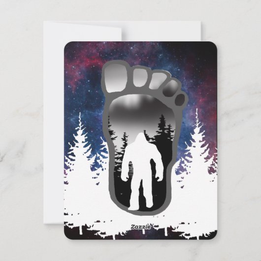 Frohe Weihnachten Sasquatch (Rückseite)