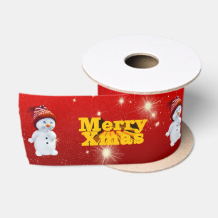 Frohe Weihnachten Satinband