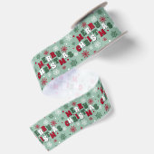 Frohe Weihnachten Satinband (Rückseite)