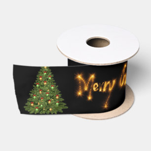 Frohe Weihnachten Satinband