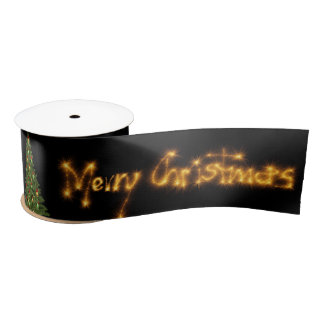 Frohe Weihnachten Satinband