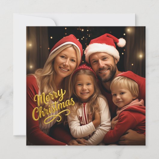 Frohe Weihnachten Save The Date (Vorderseite)