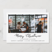 Frohe Weihnachten | Save the Date | Script Elegant (Vorderseite)