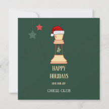 Frohe Weihnachten Schachklub Weihnachtskarte