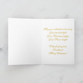 Frohe Weihnachten/Schatz Feiertagskarte (Innenseite)