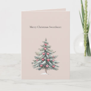 Frohe Weihnachten Schatz Karte