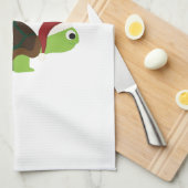 Frohe Weihnachten! Schildkröte Geschirrtuch (Viertel Falte)