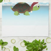 Frohe Weihnachten! Schildkröten und Schnecken Küchentuch (Gefaltet)