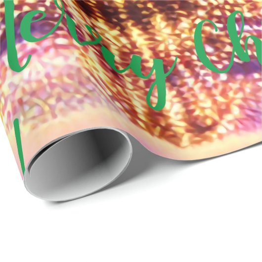 Frohe Weihnachten! Schleifpapier Geschenkpapier (Rolleneckpunkt)