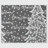 Frohe Weihnachten! Schleifpapier Geschenkpapier (Flach)