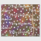 Frohe Weihnachten! Schleifpapier Geschenkpapier (Flach)