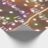 Frohe Weihnachten! Schleifpapier Geschenkpapier (Ecke)