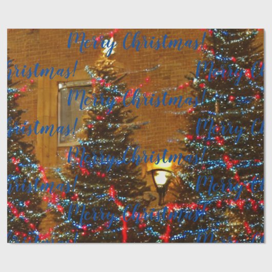 Frohe Weihnachten! Schleifpapier Geschenkpapier (Flach)