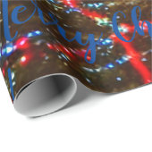 Frohe Weihnachten! Schleifpapier Geschenkpapier (Rolleneckpunkt)