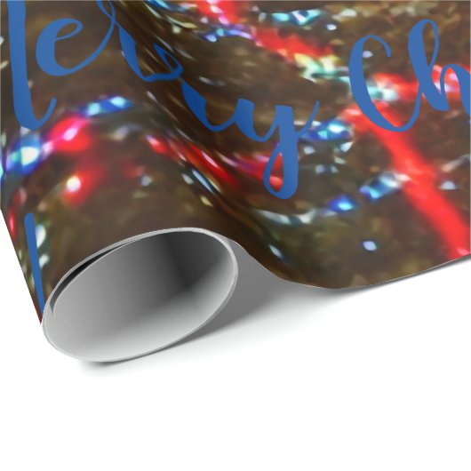 Frohe Weihnachten! Schleifpapier Geschenkpapier (Rolleneckpunkt)