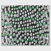 Frohe Weihnachten! Schleifpapier Geschenkpapier (Flach)