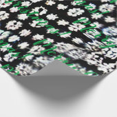 Frohe Weihnachten! Schleifpapier Geschenkpapier (Ecke)