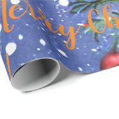 Frohe Weihnachten! Schleifpapier Geschenkpapier (Rolleneckpunkt)