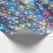 Frohe Weihnachten! Schleifpapier Geschenkpapier (Ecke)