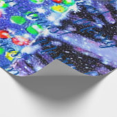 Frohe Weihnachten! Schleifpapier Geschenkpapier (Ecke)