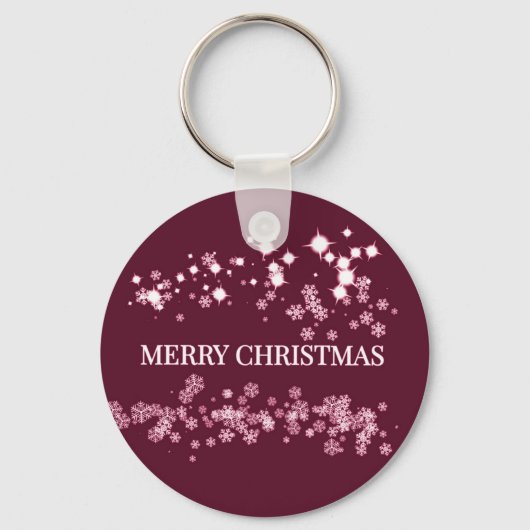 Frohe Weihnachten Schlüsselanhänger (Vorderseite)