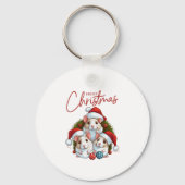 Frohe Weihnachten Schlüsselanhänger (Rückseite)