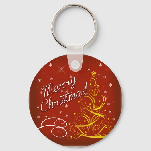Frohe Weihnachten Schlüsselanhänger (Vorderseite)