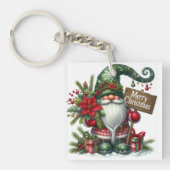 Frohe Weihnachten Schlüsselanhänger (Vorderseite)