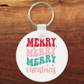 Frohe Weihnachten Schlüsselanhänger (Vorderseite)