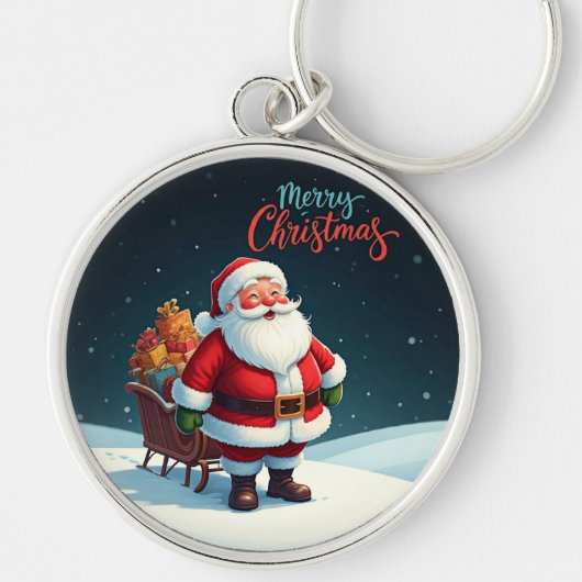 Frohe Weihnachten Schlüsselanhänger (Vorne)
