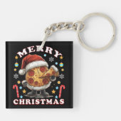 Frohe Weihnachten Schlüsselanhänger (Rückseite)