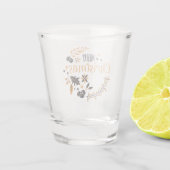 Frohe Weihnachten Schnapsglas (Rückseite)