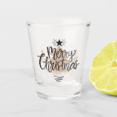 Frohe Weihnachten Schnapsglas (Vorderseite)