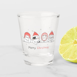 Frohe Weihnachten Schnapsglas