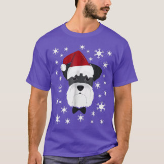 Frohe Weihnachten Schnauzer Dog Ugly Sweater Premi T-Shirt