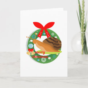 Frohe Weihnachten Schnecke