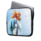 Frohe Weihnachten Schnee_funda_10 Laptopschutzhülle (Vorderseite Links)