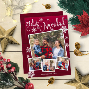 Frohe Weihnachten Schneeflocke Rustikal 4 Fotos We Einladung